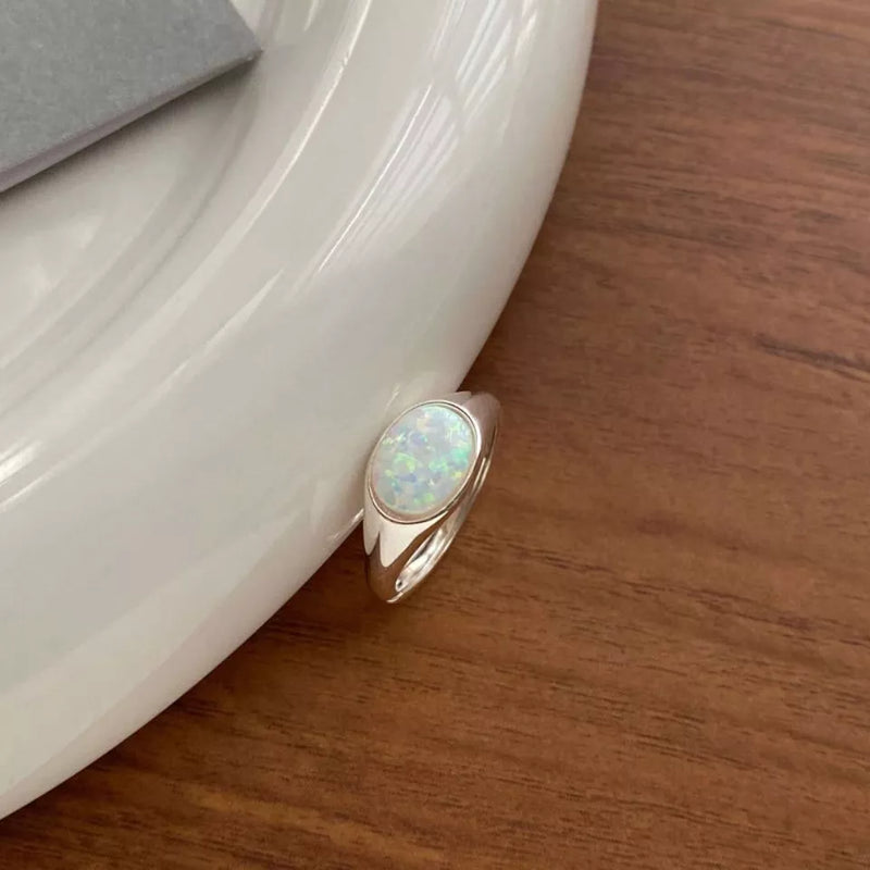 Silver Opal Ring | Janet